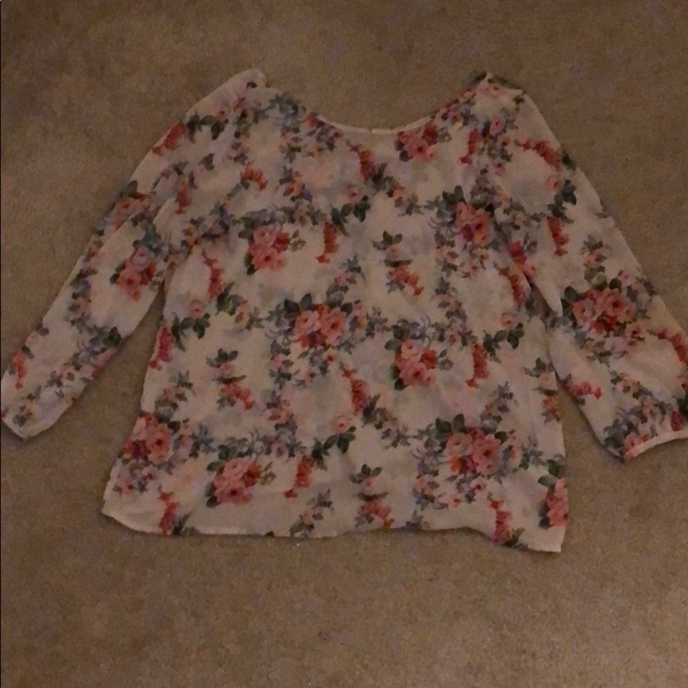 Floral Sheer Love Culture Shirt